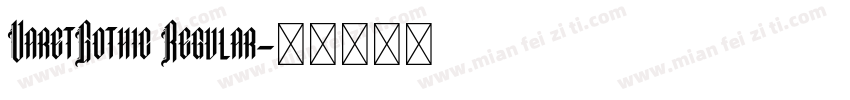 VaretGothic Regular字体转换